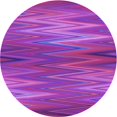 thumbnail image 1 of Ahgly Company Indoor Round Patterned Crimson Purple Area Rugs, 4' Round, 1 of 1