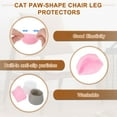 thumbnail image 3 of 24Pcs Chair Leg Protectors, 20 x 25mm Silicone Chair Leg Caps, Pink, 3 of 6