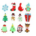 thumbnail image 1 of Colgante De Navidad Árbol De Navidad Decoración Gingerman Colgante Colgante Regalo Para Amigos Y Familia 12 Unids Serendint AP006655-03, 1 of 6