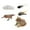 style C, variant on montessori Cycle Figurines Playset Frogs Life Cycle Model for Preschool Children style A