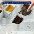 thumbnail image 5 of EARKITY Seasoning Box, Spice Pots, Clear Seasoning Boxes, Storage Container Condiment Jars, Sealed Divided Storage Box, Spice Jar for Spice Salt Sugar Pepper Cereals Snacks Flour Rice, 5 of 5