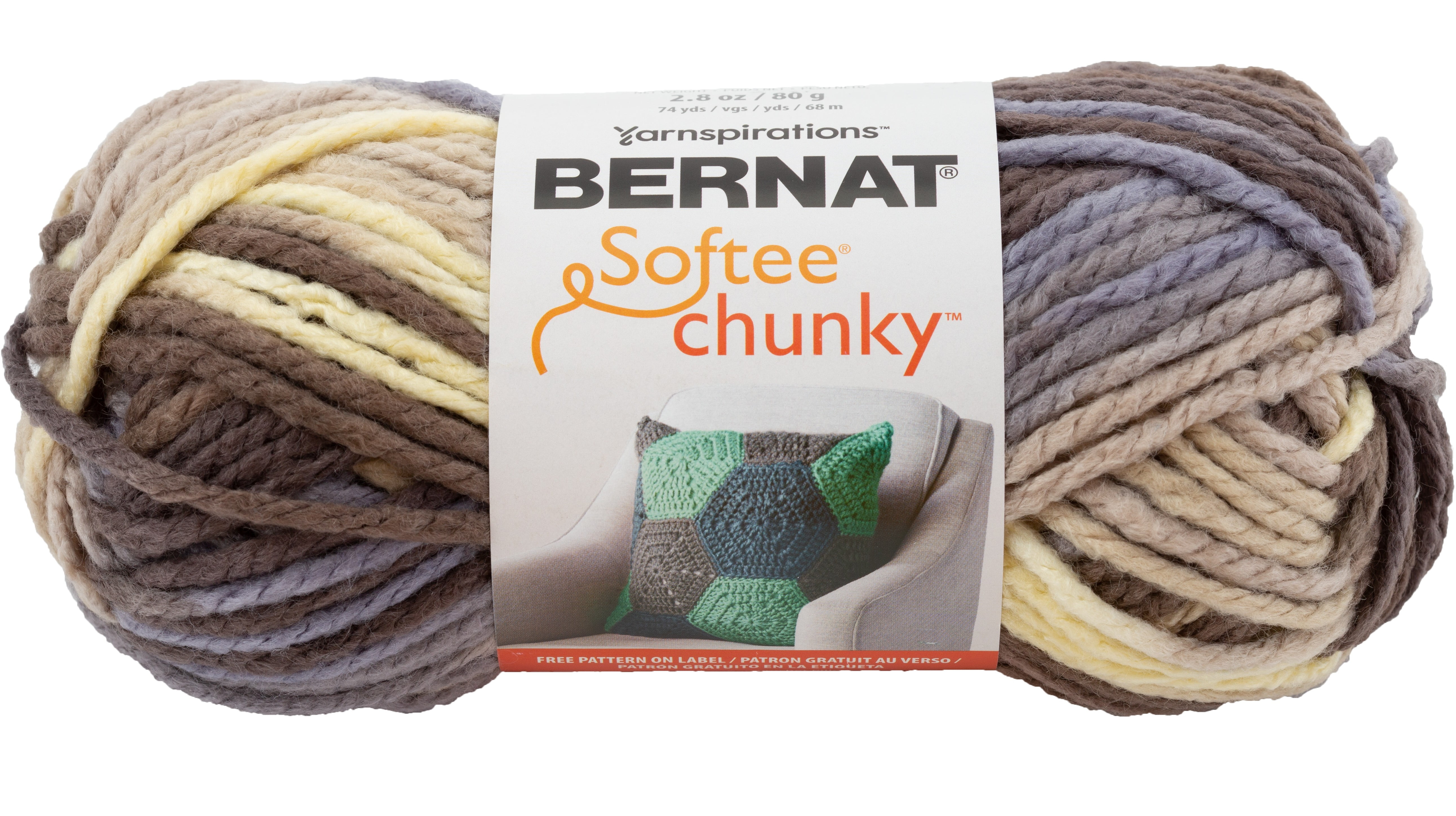 Eselect Knitting Bundle for Beginners - Boye Teach Yourself to Knit Kit, Bernat Softee Chunky Nature's Way Ombre Yarn, Craft Bag, Boye 12-Month Planner, Knit Needles, Carabiners & More