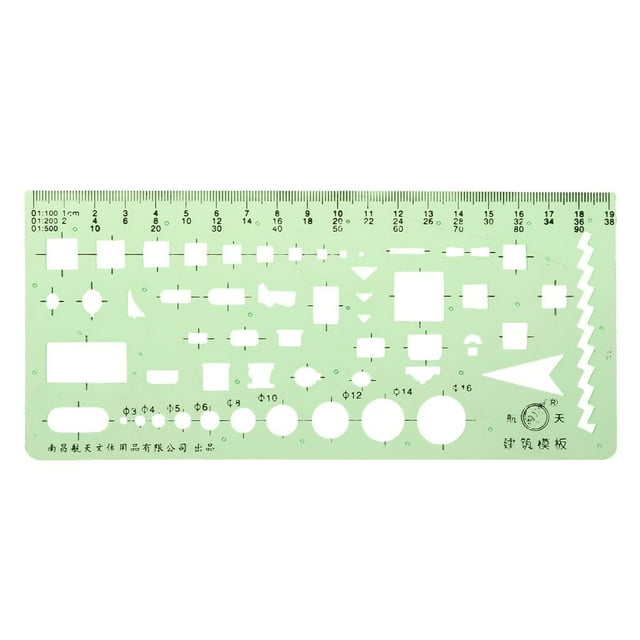 Pntil de diario Pntils de de plástico Diario / Cuaderno / Diario / Álbum de recortes Zulema Las plantillas de dibujo Regla