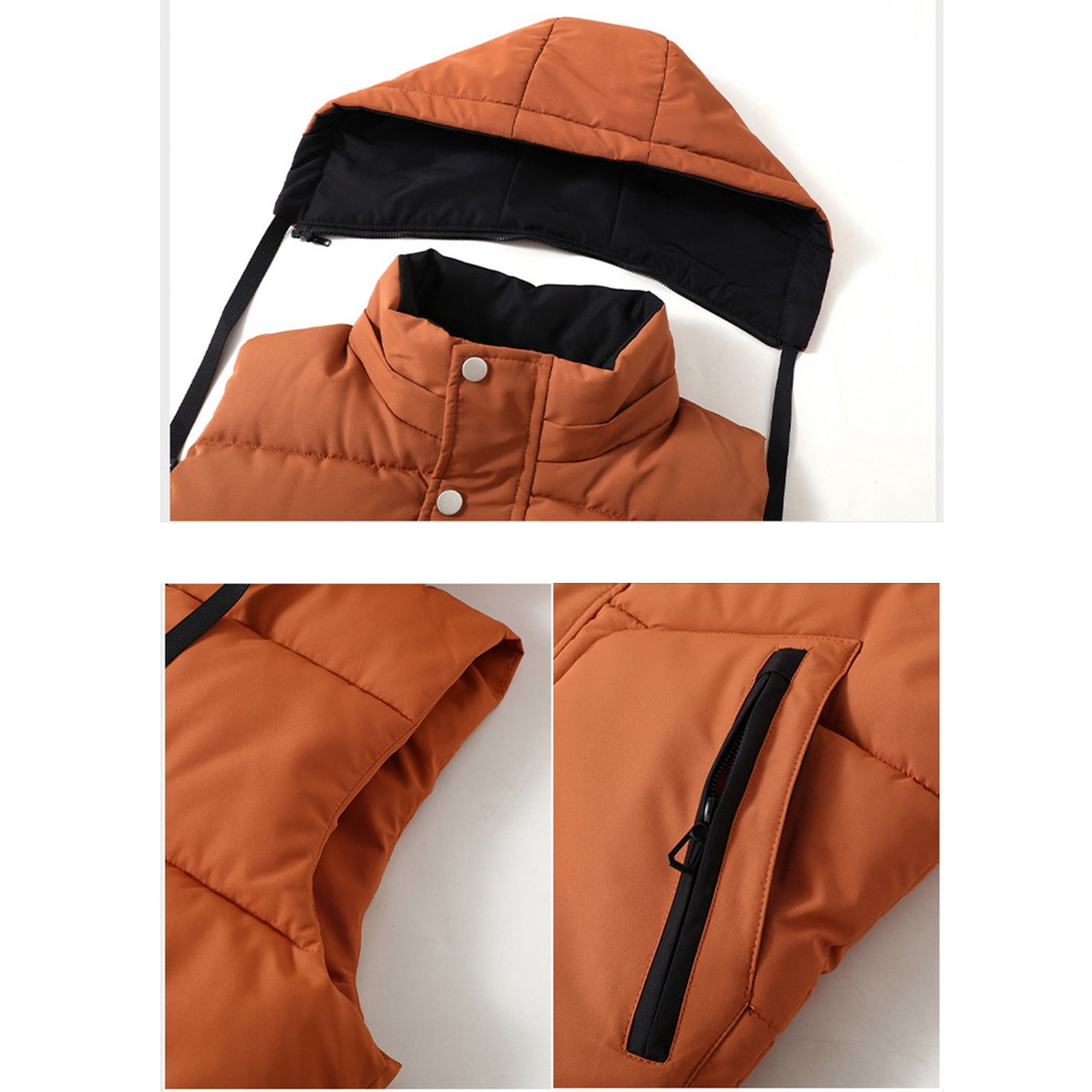 ZACPNCV Mens Lightweight Softshell Vest Windproof Sleeveless Jacket Zip Up Fleece Lined Vest Outerwear for Golf Running