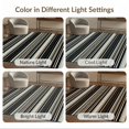 thumbnail image 7 of ODIKA 8'x10' Ultra-Soft Area Rug, Bold Stripe Bands Slim Pinstripe Doormat Layering Striped None Washable, Bare feet friendly, Silk-Touch for Bedroom, Under Sectional, 7 of 7