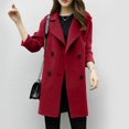 thumbnail image 3 of YOTAMI Chandail pour Femmes Automne Hiver Mode Décontractée Veste Décontractée Manteau Cardigan Ajusté Pardessus Formel Vert Armée, 3 of 5