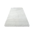 thumbnail image 2 of AuroraX Bedroom Area Rug Non-Slip Backing Super Soft Shaggy White Bath Rug 23x62 Inch Minimalist Solid Scandinavian, 2 of 3