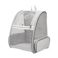 thumbnail image 3 of jinwen Pet Backpack Carrier for Small Cats Dogs Ventilated Design, Buckle Support for Gray, 3 of 9