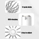 thumbnail image 5 of Masajeador De Cabeza Eléctrico Garra eléctrica para masaje del cuero cabelludo de pulpo, herramientas para aliviar la fatiga (recargable) Wdftyju Libre de BPA, 5 of 6