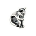 thumbnail image 2 of Kera Sterling Silver Cat Slider Bead, 2 of 4