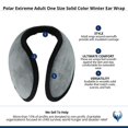 thumbnail image 4 of Polar Extreme Adult One Size Solid Color Winter Ear Wrap, 4 of 4