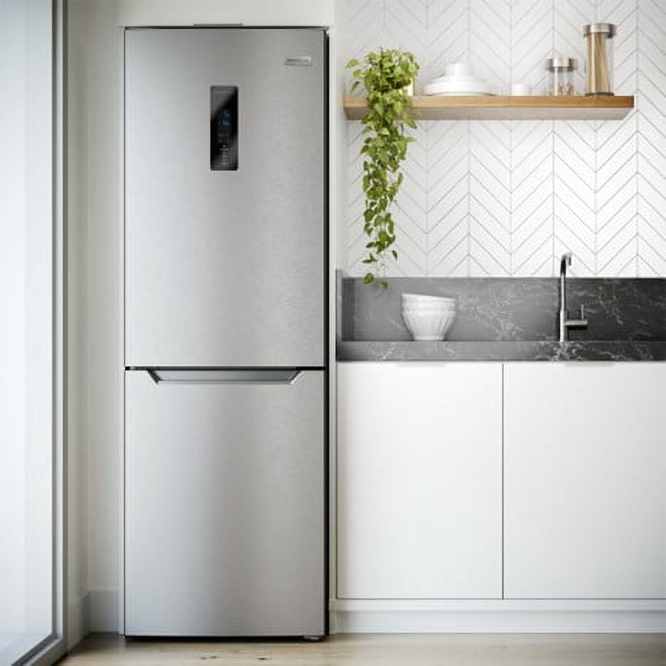 Frigidaire Bottom Freezer Double Door Refrigerator, Silver