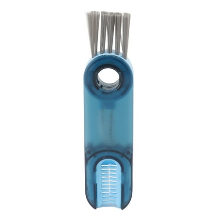 

3 In 1 Bottle Lid Brush Crevice Cleaning Brush Multifunctional Small Size Stainless Steel Rapid Drying Effective For Home