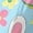Sky Blue, variant on LWavelet Women's V-Neck Ruffle Sleeve Pastel Bunny & Easter Egg Print Maxi Dress for Easter & Casual Outfits Blue S