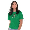 thumbnail image 5 of Santa Betty Boop Christmas Lights Women's Graphic T Shirt Tees Brisco Brands S, 5 of 6
