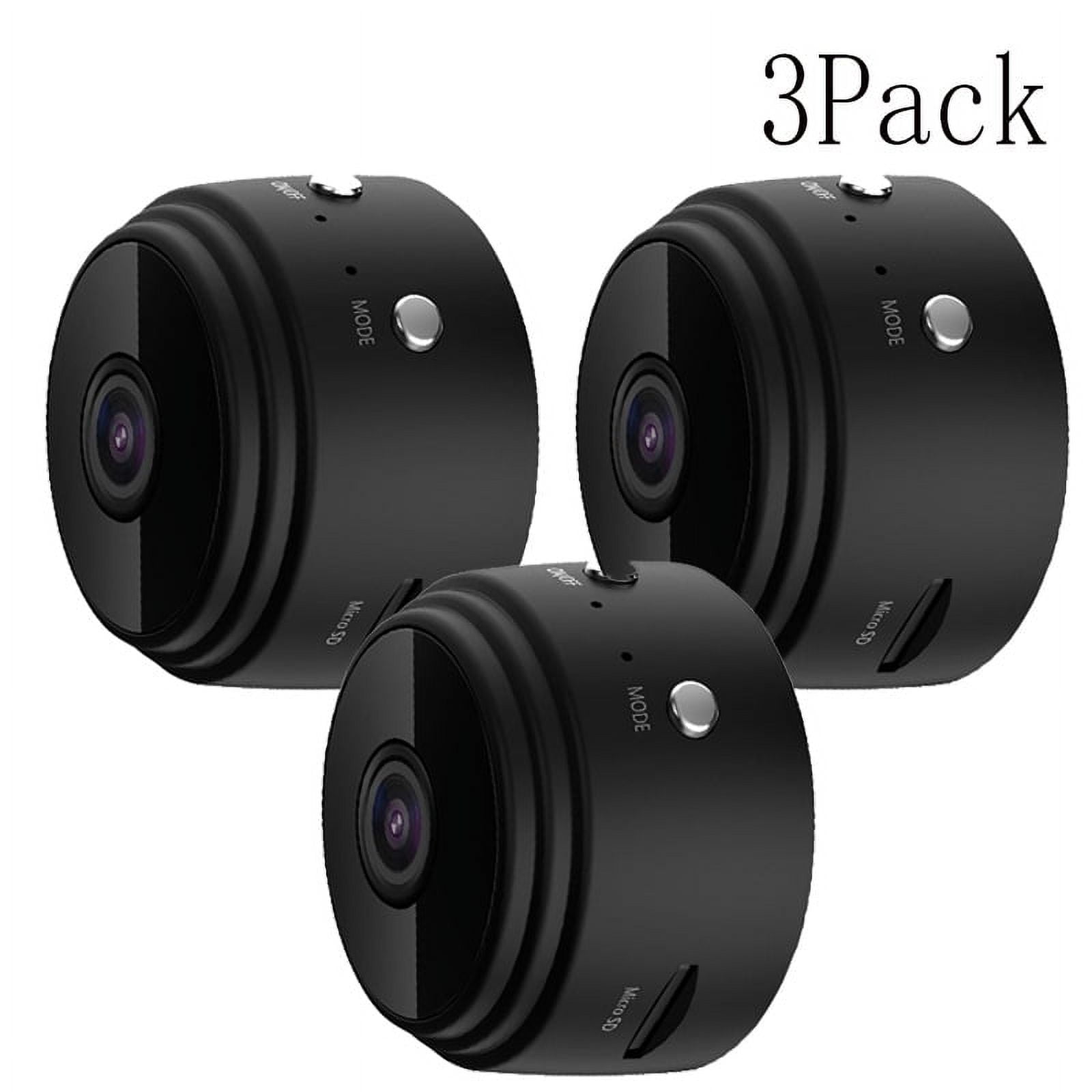EUNPOIE 3pack Mini Camera 1080P HD Camera Wireless Hidden WiFi Cameras- Covert Nanny Cam Home Security Surveillance Cam,for Indoor Outdoor Car Small Security Camera
