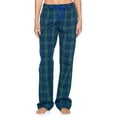 thumbnail image 5 of Ashford & Brooks Women's Woven Short Sleeve Jersey Top & Pajama Pants Set, Green Blackwatvh, S, 5 of 5