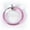 Pink, variant on 14G Fake Nose Ring, no piercing necessary, Spring Action Closure. Stainless Steel