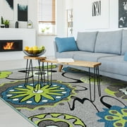 Lana Floral Indoor Area Rug by Blue Nile Nills - 5' x 8', Multi-Color