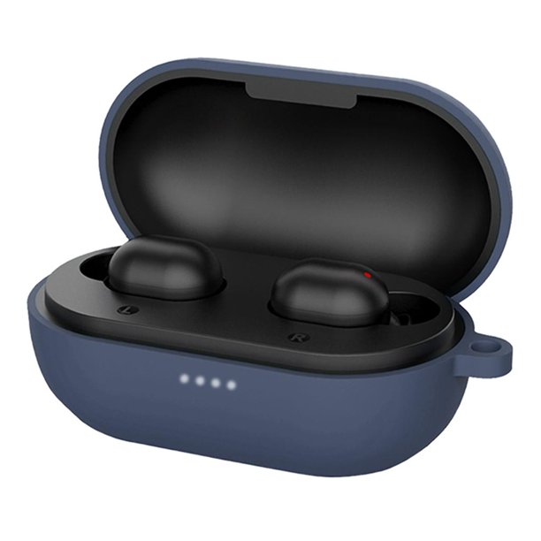 Funda protectora de silicona con absorción de golpes suave para auriculares Bluetooth de GT1 pro - Azul Sunnimix Funda protectora de silicona