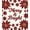 Burgundy, Pattern 1, variant on ODIKA 2'x3' Machine Washable Non-Slip Area Rug, Elegant Yuletide Porch Welcoming Decorative Festive Entrance Display High Traffic Rug, Burgundy, 618291