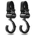 thumbnail image 1 of Sunveno Stroller Hook 360° Multi Purpose Hooks Hanger Diaper Bag Hanger-2 Pack, 1 of 6