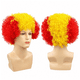 thumbnail image 4 of Peluca Para Adultos Aficionados De Futbol Soccer Rojo y Amarillo, 4 of 5