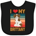 thumbnail image 3 of Inktastic Brittany Spaniel Dog Boys or Girls Baby Bib, 3 of 4