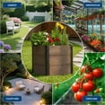 thumbnail image 6 of Garvee 19.3" x 19.3"x 17.7" Raised Garden Bed,Outdoor Planter Box for Vegetables,Flowers in Backyard, 6 of 7