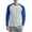 Blue, variant on WTOBBY Men's Color Block Raglan Long Sleeve T-Shirt Top Casual Contrast Design Shirt for Men in Everyday Fashion and Comfort,Blue L