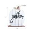 thumbnail image 3 of Wooden White Pumpkin Stand (Gather), 3 of 3