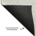 thumbnail image 6 of HomeRoots 655817 9 x 12 ft. Brown & Ivory Geometric Transitional Washable Machine Made Rectangle Area Rug with UV Protection, 6 of 9