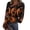 Green #34, variant on Womens Halloween Shirts Long Sleeve Pumpkin Lounge Tops Crew Neck Funny Print Spooky 2026 T Shirt Ghost Graphic Fall Winter Trendy Pullover Orange L