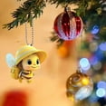 thumbnail image 4 of Bumblebee Car Air Freshener Pendant - Acrylic Automotive Decor for Rearview Mirror, Cute Insect Ornament, Interior Accessory, Road Trip Gift for Drivers, 4 of 4