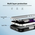 thumbnail image 5 of Phone Case Compatible with iPhone 17 Pro, [Compatible with MagSafe] Stable Camera Stand Magnetic Kickstand Anti-fall Multi-layer Protection for iPhone 17 Pro, C, 5 of 10