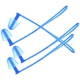 thumbnail image 2 of 2 pares de tapones para los oídos de natación de silicona Tapones auditivos ergonómicos sumergibles bajo el agua con cuerda colgante para adultos Niños (azul), 2 of 6