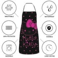 thumbnail image 5 of Hello Kitty Adjustable Bib Aprons, Waterdrop Resistant Apron with 2 Pockets for Kitchen Cooking Restaurant BBQ Painting Crafting, 5 of 7