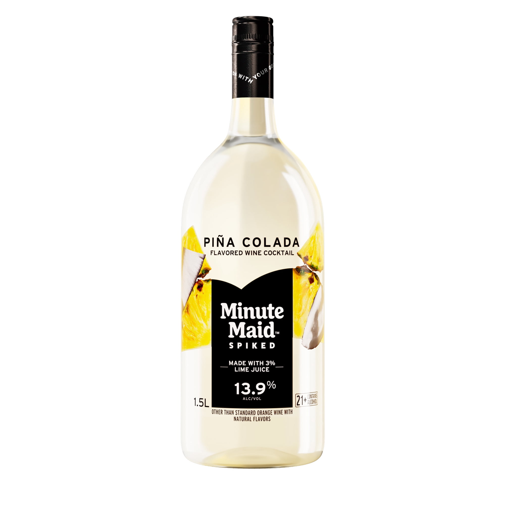 Minute Maid Spiked Pina Colada Wine Cocktail, 1.5l, 27.8 Proof (13.9%)