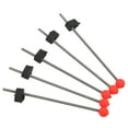 thumbnail image 3 of 5 Pcs Mini Canne à Pêche sur Glace d'Hiver Pointe Supérieure Portable Canne à Pêche Extérieure Pointe à Ressort Boule Rouge, Adaptée pour Rivières, Réservoirs, Étangs, Plages, Lacs, Ruisseaux et Rochers, Petite Taille, 3 of 7