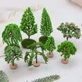 thumbnail image 1 of Trayknick Mini Tree Model Realistic Looking Bright Color Widely Used DIY Scenery Landscape Simulated Miniature Tree Decoration Style G, 1 of 13