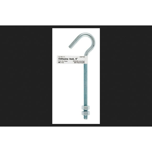Perchero Hampton para tendedero, 15 cm, acero zincado, 73 kg