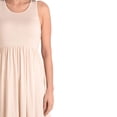 thumbnail image 5 of Miss Lavish London Summer Swing Dress – Women Casual Dress with Pockets Beige-L, 5 of 7