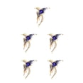thumbnail image 2 of Minnieouse Broche de pájaro de fuego, colgante de pecho, joyería de moda, broches brillantes, multiusos, Unisex, ligero, azul exquisito Type2 NO2, 2 of 6