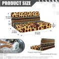 thumbnail image 6 of XYZCANDO Leopard Aztec Sunflower Cow RV Sofa Cover RV Couch Cushion Slipcovers Comfortable Loveseat Slipcovers for Travel Couch Stain Resistant Sofa Cover 2 Backrest Cover & 2 Bench Cover, 6 of 6