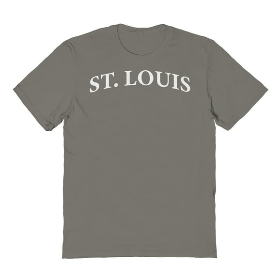 St Louis Missouri Graphic Charcoal Men's Cotton T-Shirt