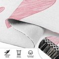 thumbnail image 6 of Yayeee Runner Rug for Bedroom 2'x6' Machine Washable Hallway Non Slip Mat, Hand Drawn Hearts, 6 of 8