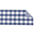 thumbnail image 3 of Design Imports Z02390 14 x 72 in. Navy & Off White Reversible Gingham & Buffalo Check Table Runner, 3 of 3