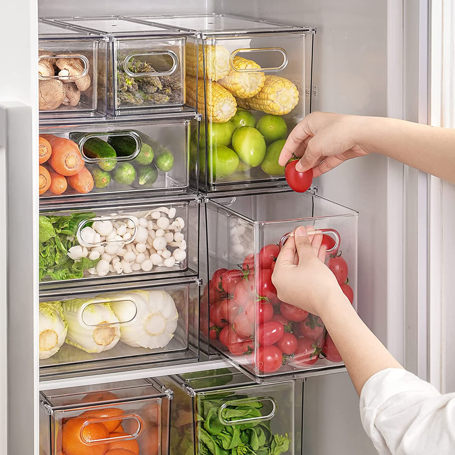 Refrigerator Organizer Bins – Pyle USA