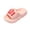 Pink, variant on Kids Shower Shoes Letter Non-Slip Thick Platform Open Toe Slippers Lightweight Waterproof Indoor Outdoor Shower Slides