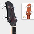 thumbnail image 4 of Ktaxon Full Size Acoustic Electric Bass Guitar Kit, 4 String Electric Bass Guitar with 15W Amp, Bag, Strap, Picks, Strings, Dark Brown, 4 of 9